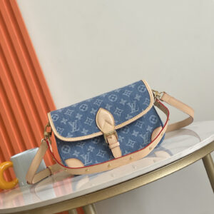 Louis Vuitton Diane Denim Canvas Shoulder Bag