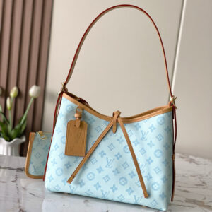 Louis Vuitton Carryall Medium Handbag M27532 in Blue Multicolor Monogram