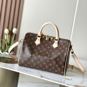 Louis Vuitton Speedy Bandouliere 30 Monogram Canvas Crossbody Bag