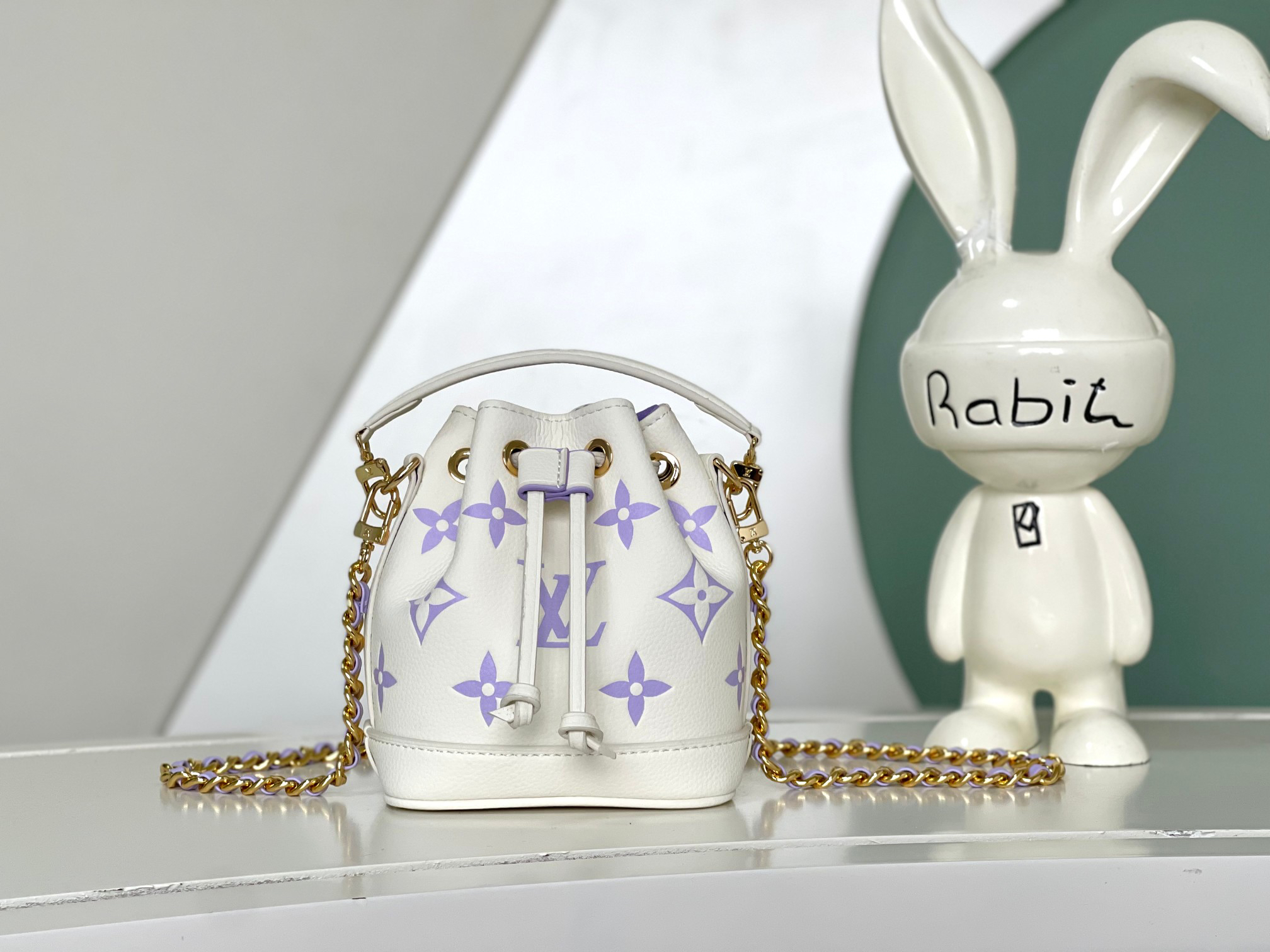 Louis Vuitton Nano Noé Summer Stardust Monogram Empreinte Bag in Purple