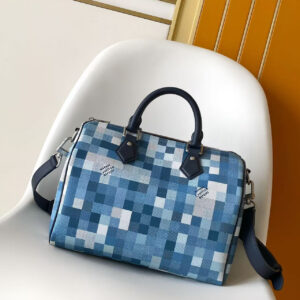Louis Vuitton Speedy Soft 30 Boho Handbag in Monogram Coated Canvas