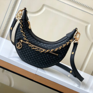 Louis Vuitton Loop Crossbody Bag in Blue Monogram Leather