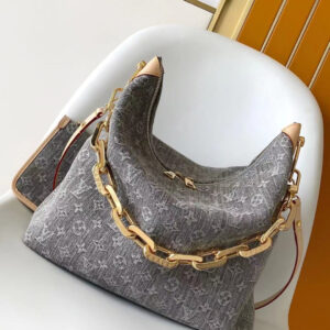 Louis Vuitton Coussin Hobo MM Monogram Denim Bag