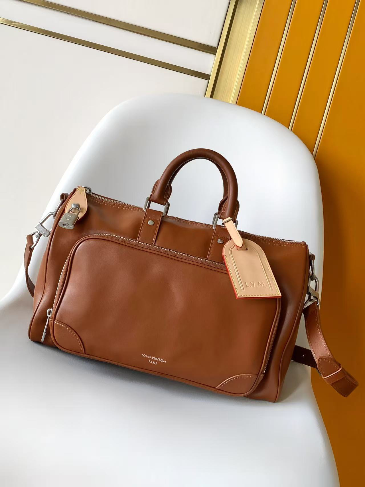 Louis Vuitton Keepall Cargo Bandoulière 35 Travel Bag
