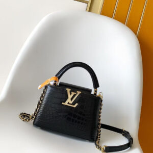 Louis Vuitton Capucines Mini Handbag – Taurillon Leather, Multiple Colors