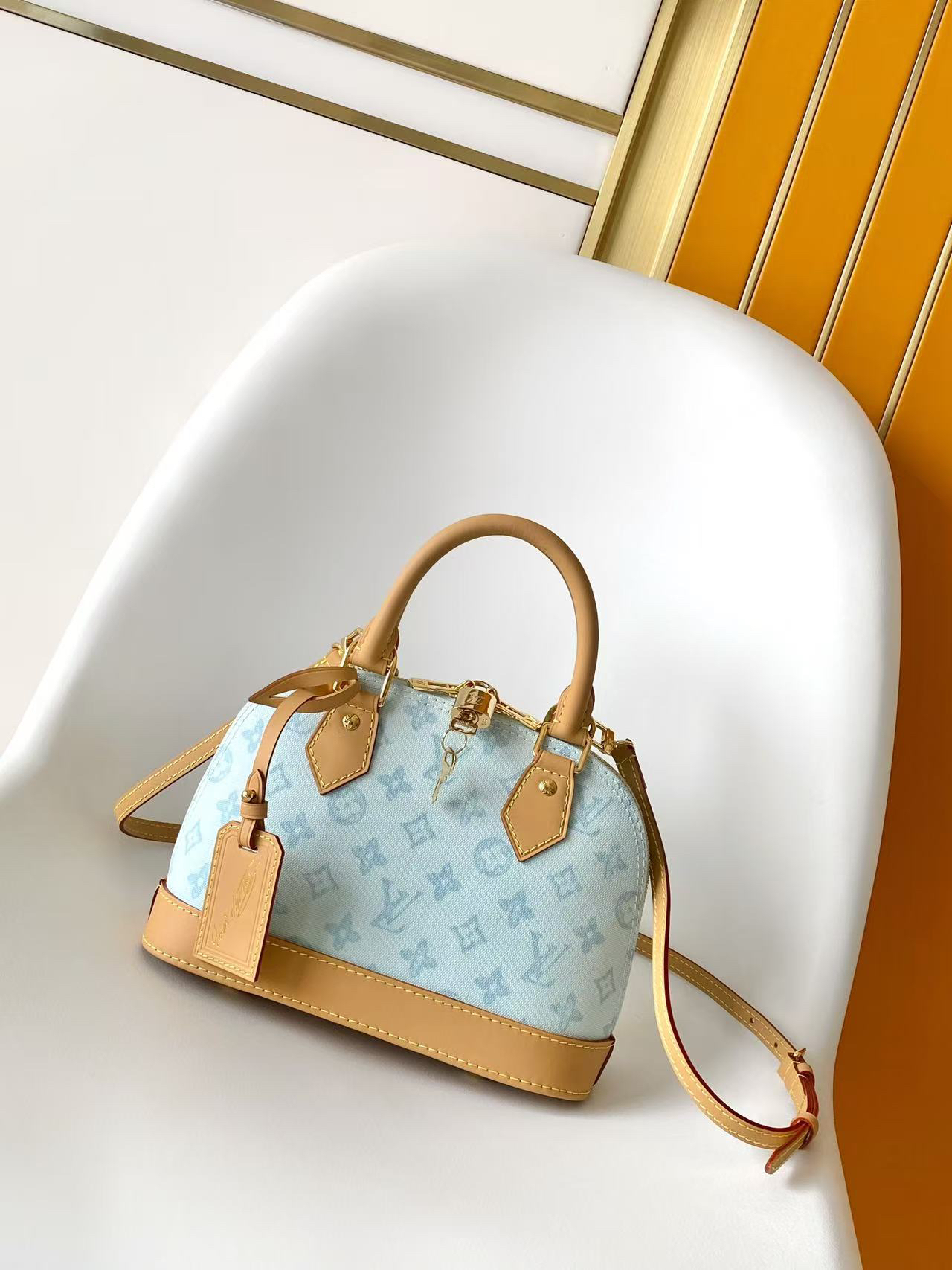 Louis Vuitton Alma BB Monogram Canvas Crossbody Bag