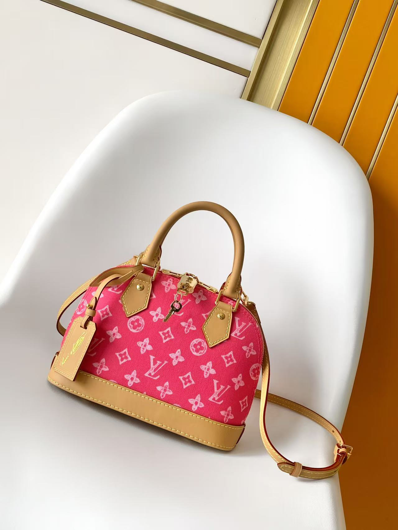 Louis Vuitton Alma BB Handbag in Monogram Canvas
