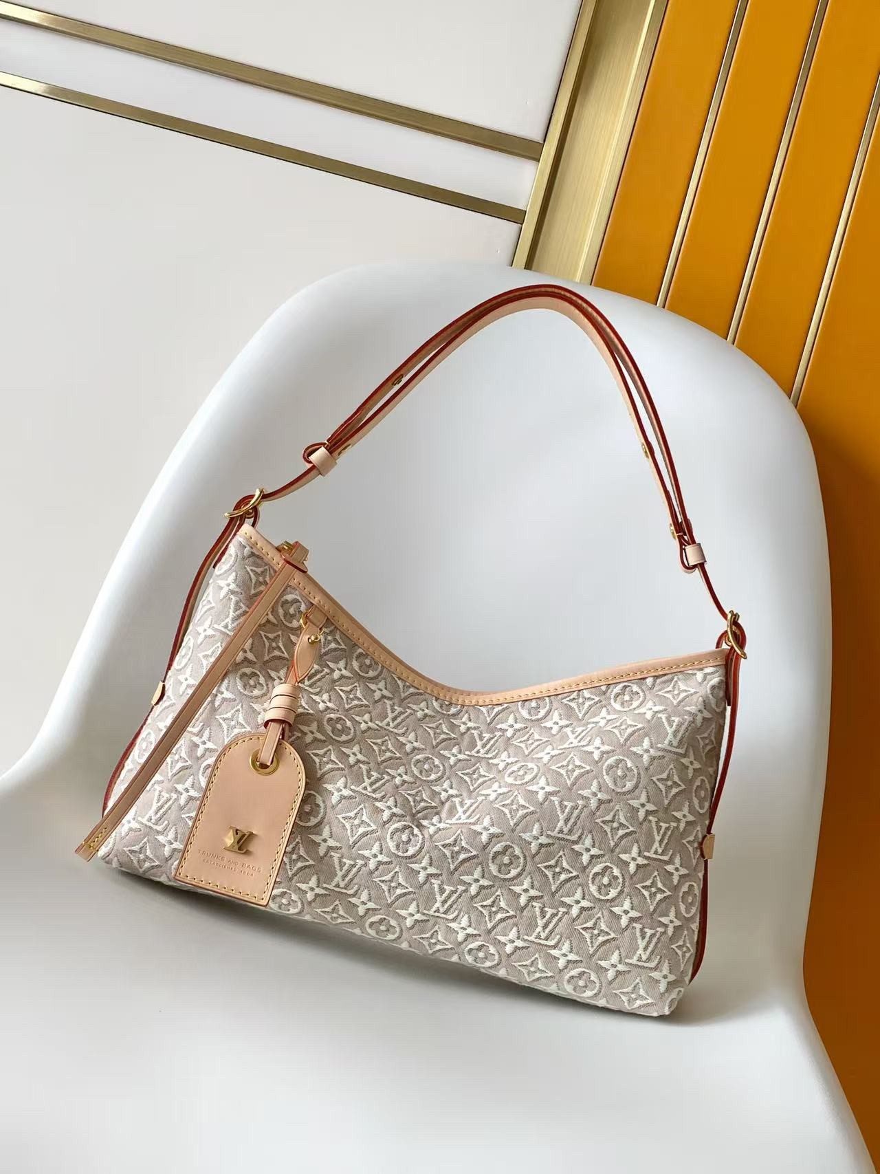 Carryall East-West Monogram Embleme Shoulder Bag