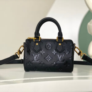 Louis Vuitton Nano Speedy Monogram Empreinte Crossbody Bag