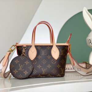 Louis Vuitton Neverfull BB Handbag in Damier Ebene Canvas