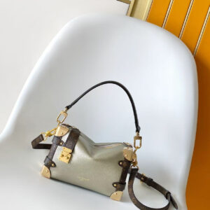 Louis Vuitton Side Trunk MM Leather Crossbody Bag