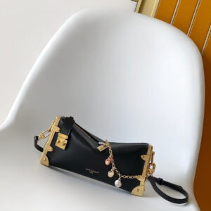 Slim Trunk Leather Crossbody Bag