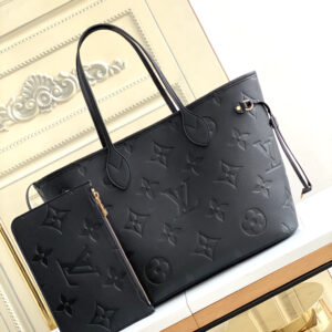 Louis Vuitton Neverfull MM Tote Bag M45685 Black