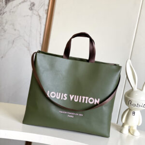 Louis Vuitton Medium Leather Tote Bag M24457