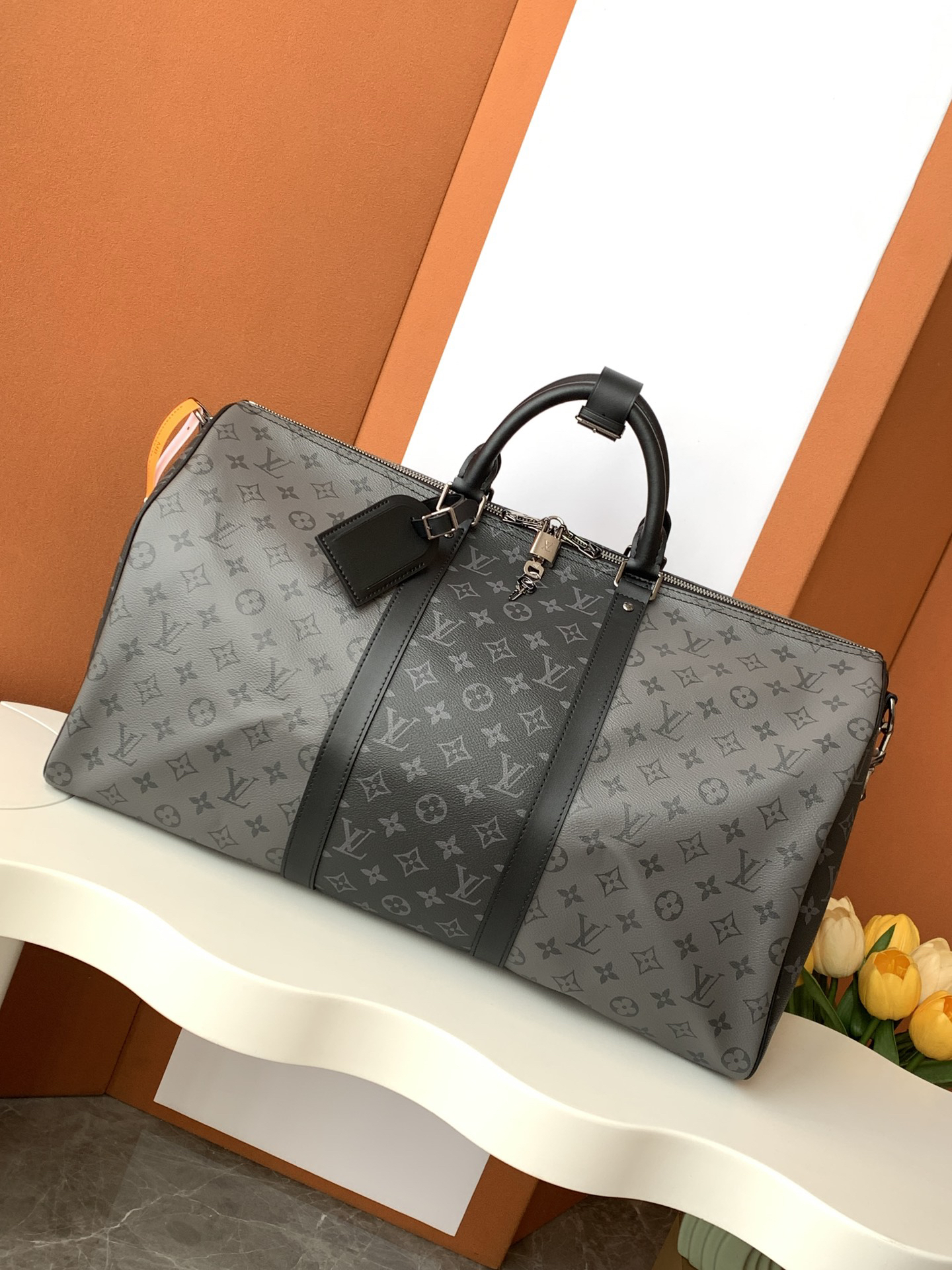 Louis Vuitton Keepall Bandoulière 50 Travel Bag