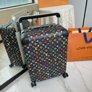 Louis Vuitton Horizon 55 Carry-On Suitcase in Black Multicolor Monogram