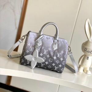 Louis Vuitton Speedy Bandoulière 25 Handbag in LV Snow Monogram