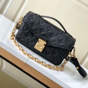 Louis Vuitton Pochette Métis East West Monogram Empreinte Leather Bag