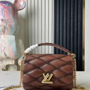 Louis Vuitton GO-14 Medium Handbag M22891, Caramel