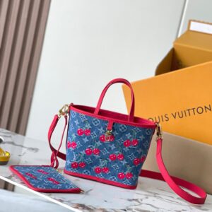Louis Vuitton x Takashi Murakami Neverfull Inside Out BB Tote Bag