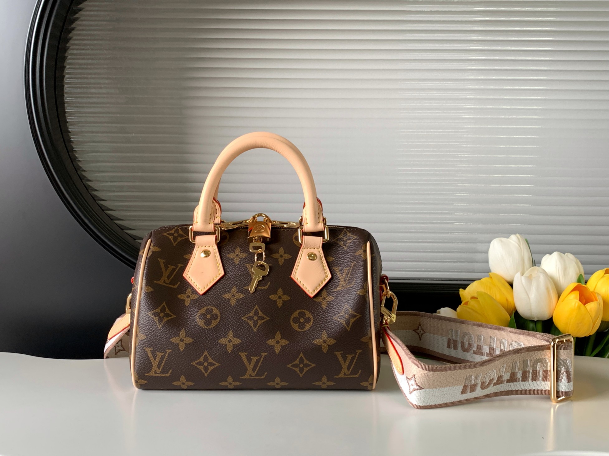 Speedy Bandoulière 20 Monogram Canvas Handbag