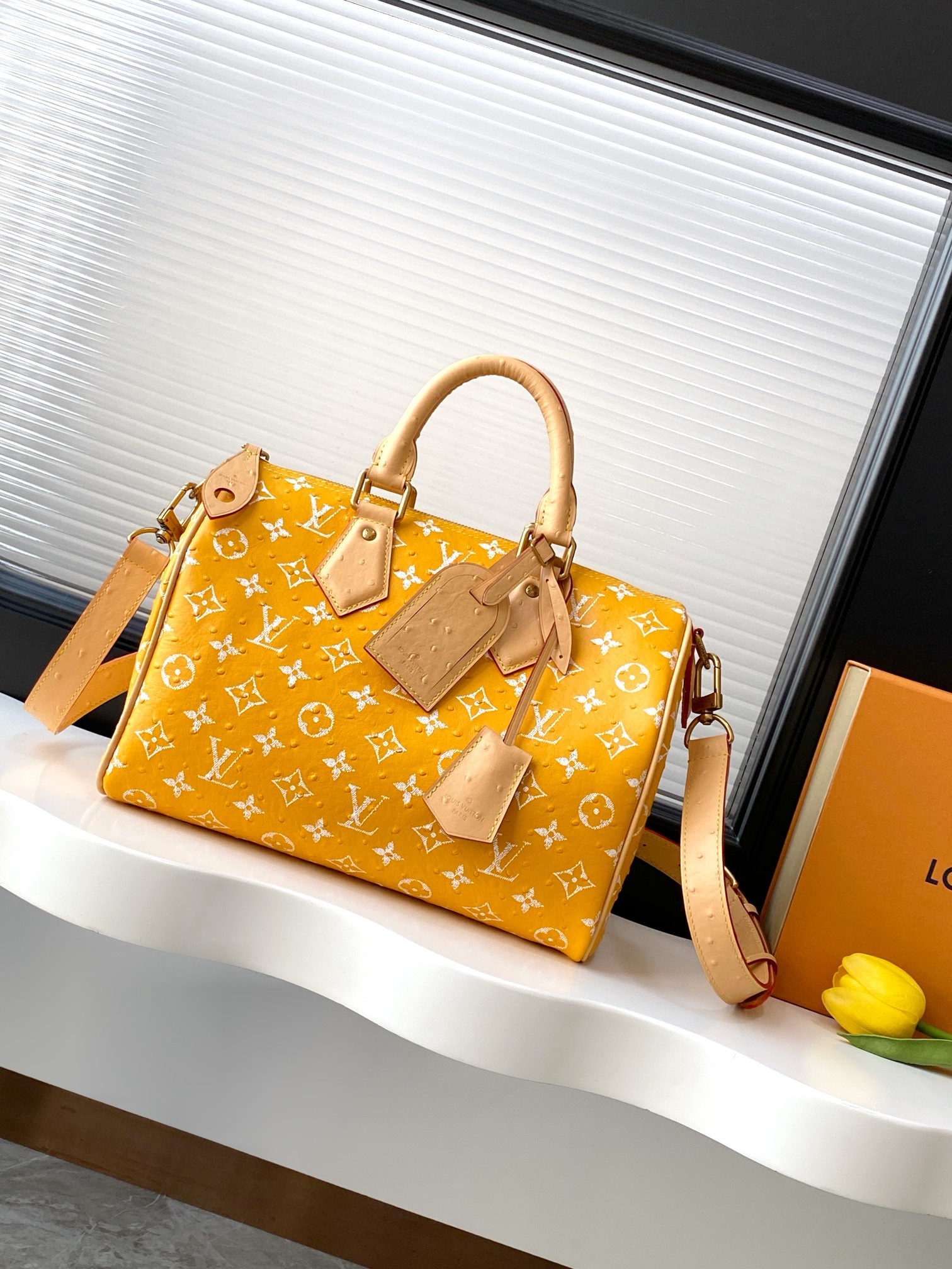 Speedy P9 Bandouliere 30 Monogram Leather Handbag