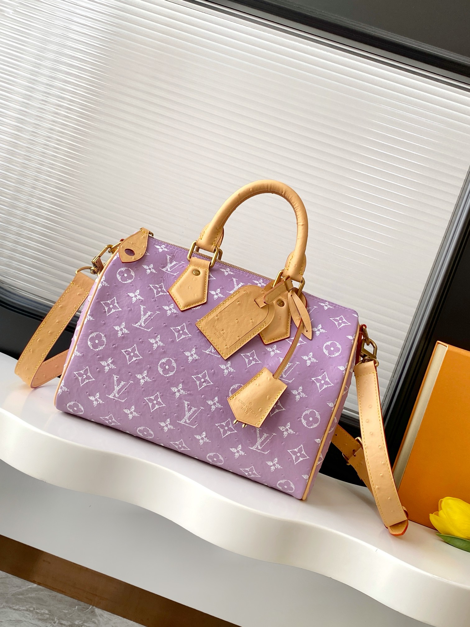 Speedy P9 Bandouliere 30 Monogram Leather Handbag