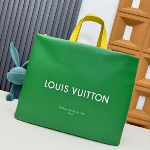Louis Vuitton M24457 Medium Handbag – Yellow, Green, Blue and Black