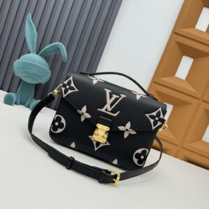 Louis Vuitton Pochette Metis Monogram Empreinte Leather Handbag
