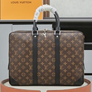Louis Vuitton Porte-Documents Voyage Briefcase – Macassar Canvas