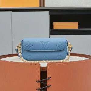 Louis Vuitton Wallet on Chain Ivy Monogram Empreinte Blue