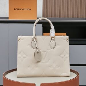 Louis Vuitton OnTheGo MM Monogram Empreinte Leather Tote Bag M45494