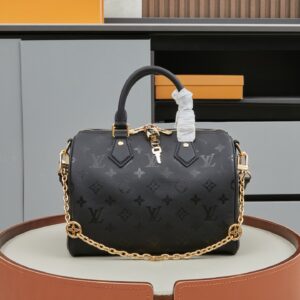 Louis Vuitton Speedy Bandouliere 25 Handbag – White