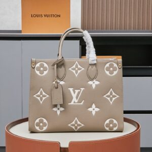 Louis Vuitton OnTheGo Medium Tote Bag in Monogram Empreinte Leather