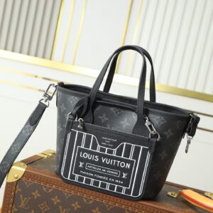 Louis Vuitton Neverfull Bandouliere Inside Out BB Reversible Tote Bag