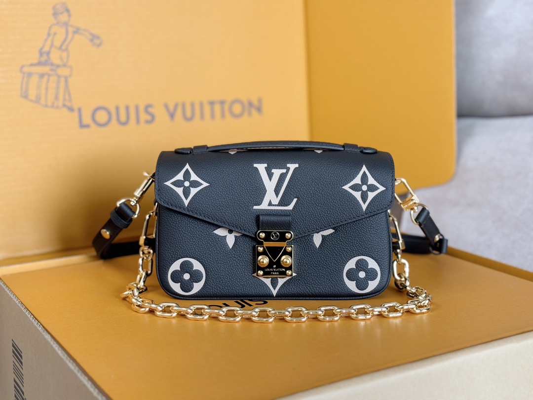 Pochette Metis East West Crossbody Bag in Monogram Empreinte Leather