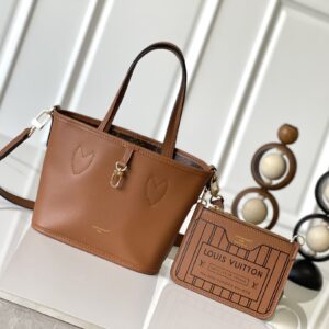 Louis Vuitton Neverfull Bandouliere Inside Out BB Reversible Monogram Canvas Tote Bag