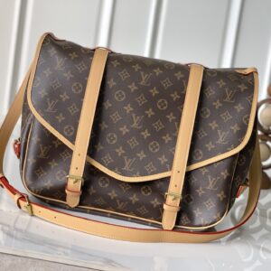 Louis Vuitton Saumur Twin Stars Large Shoulder Bag M42252