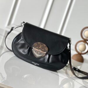 Louis Vuitton Sunset Vibe M12192 Black Lambskin Shoulder Bag