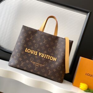 Louis Vuitton Shopper Tote MM in Monogram-Effect Calfskin