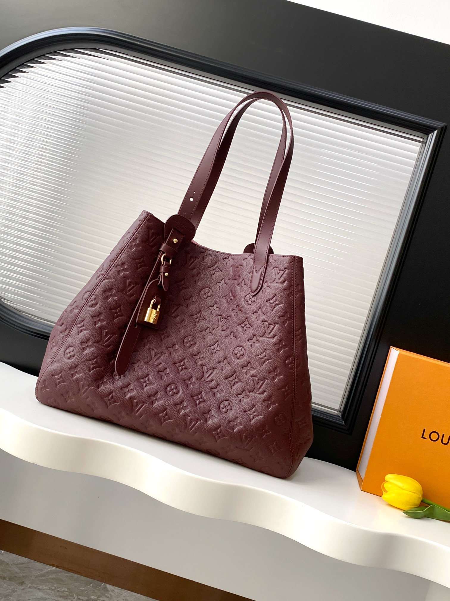 Louis Vuitton All In One MM Monogram Empreinte Leather Bag