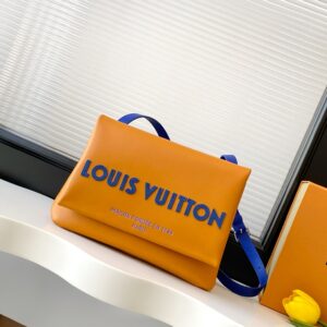 Louis Vuitton Medium Yellow Leather Handbag