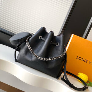 Bella Monogram Perforated Calfskin Shoulder Bag