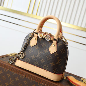 Louis Vuitton Nano Alma Monogram Canvas Handbag