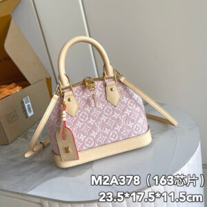 Louis Vuitton Alma BB Handbag in Monogram Emblème Canvas