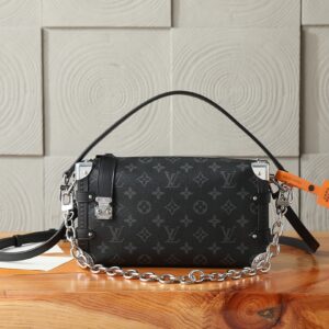Louis Vuitton Side Trunk East West Monogram Eclipse Crossbody Bag