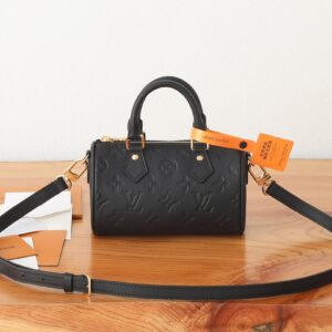 Nano Speedy Monogram Empreinte Leather Crossbody Bag