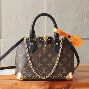 Alma BB Trunk Monogram Canvas Shoulder Bag