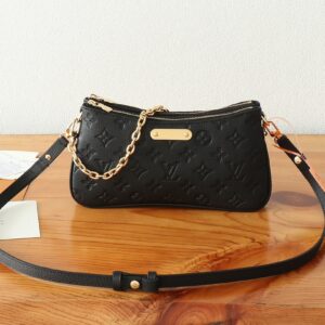 Louis Vuitton Liv Pochette Monogram Empreinte Leather Bag