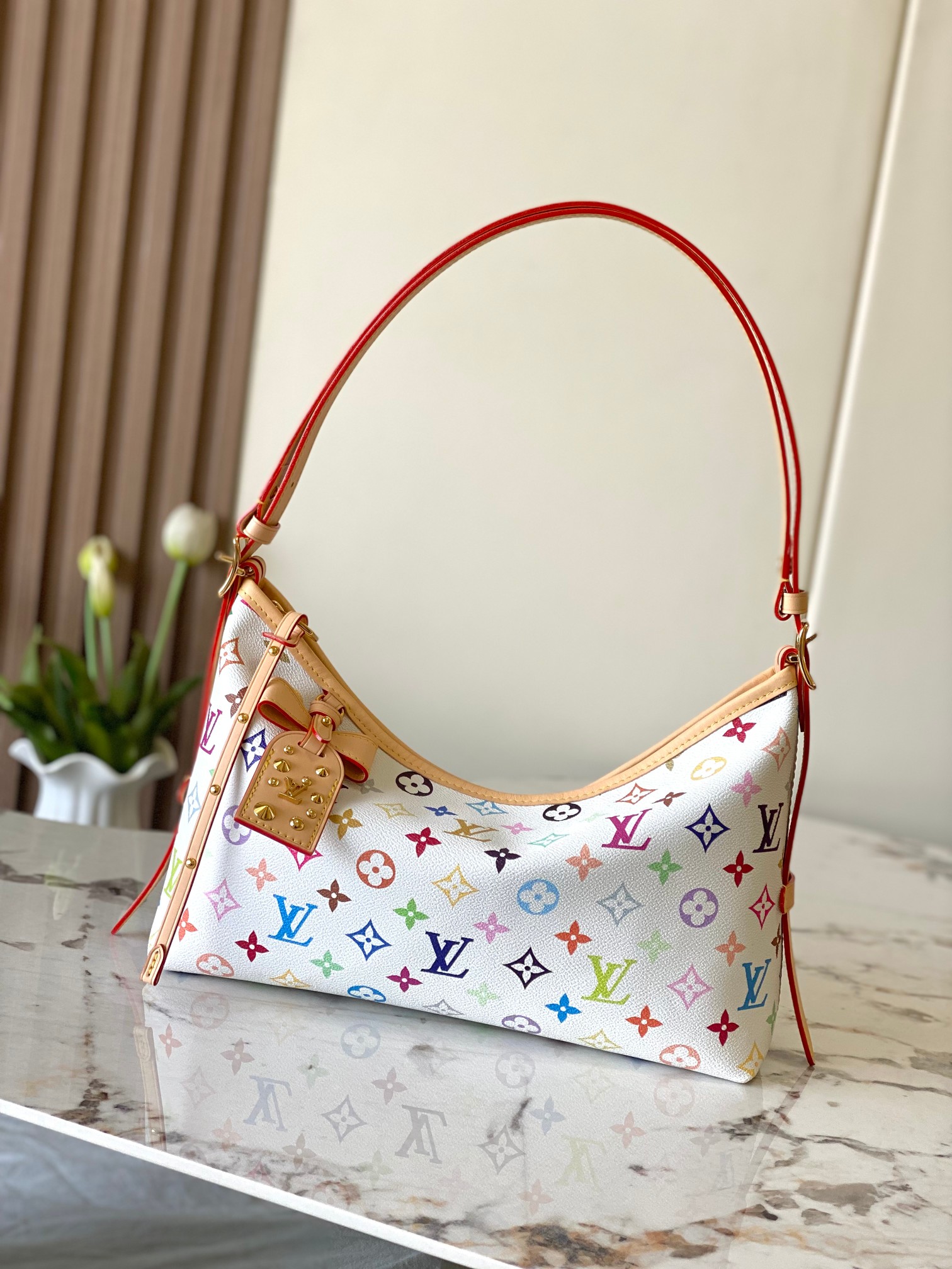 Louis Vuitton x Takashi Murakami Carryall East West Handbag